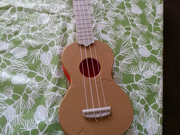"Jigsaw" Soprano Ukulele that can be printed on a 20cm x 20cm bed.