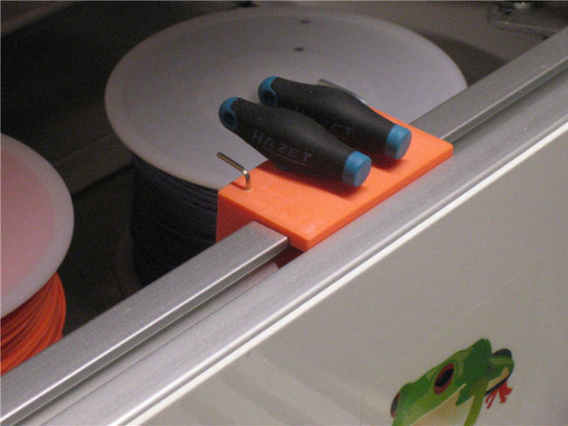 Tool holders for Leapfrog Creatr (or other 40mm Aluminum profiles)
