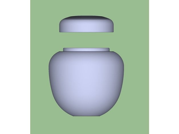 Small Ginger Jar With Lid