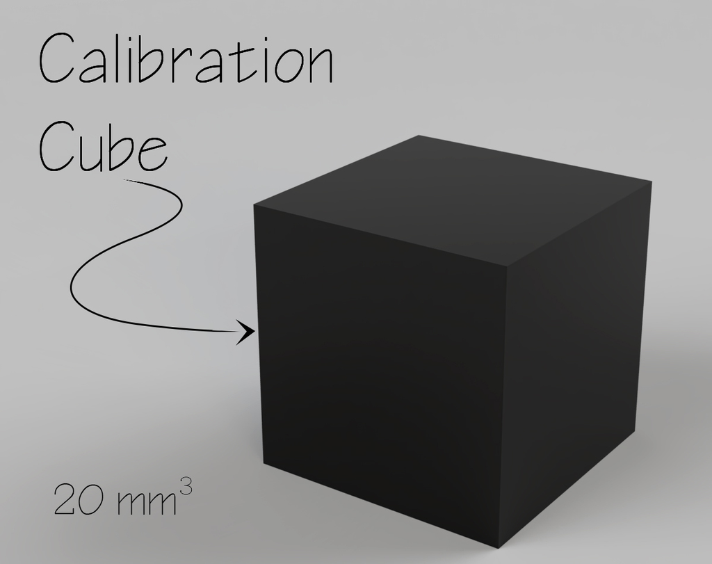 Calibration Cube for 3D Printers - 20 mm³ 
