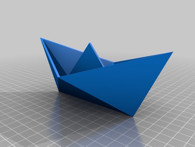 Paper Boat by King_Potato - Thingiverse