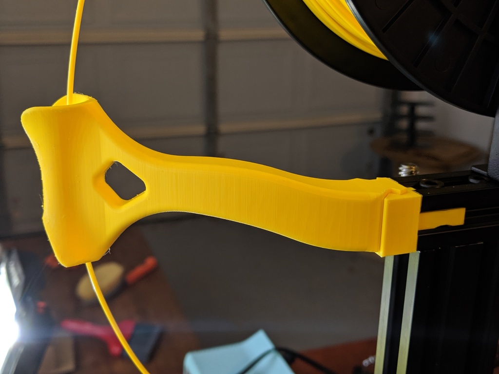 Ender 3 open filament guide less wobbly