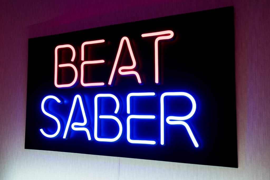 The Beat Saber Neon Sign