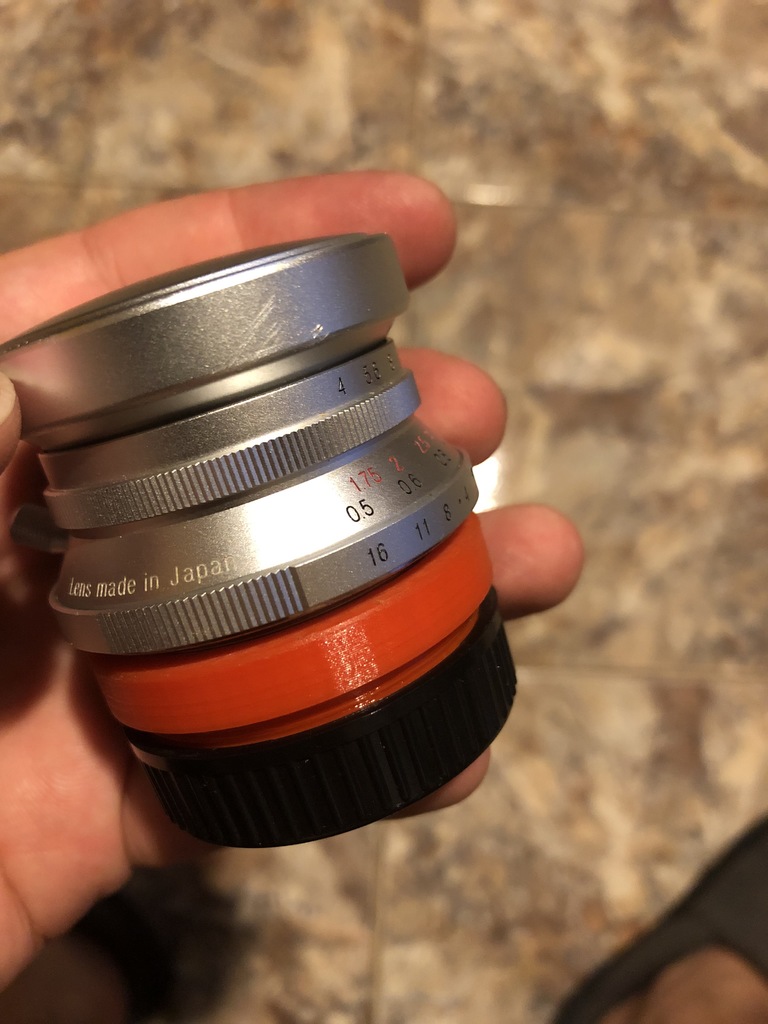 M39 Lens to M42 Camera/Enlarger adaptor