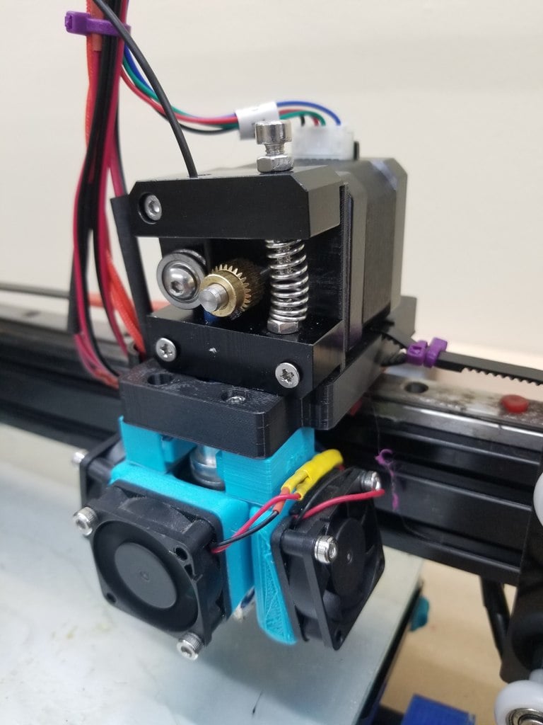 Anet A2 X-Carriage for E3D V6 Direct Drive and MGN12 Linear Rails