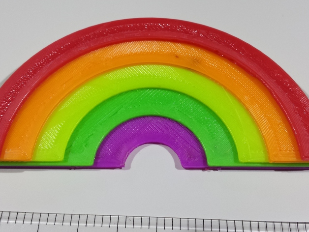 Five Color Rainbow to print on 5 extruder machine