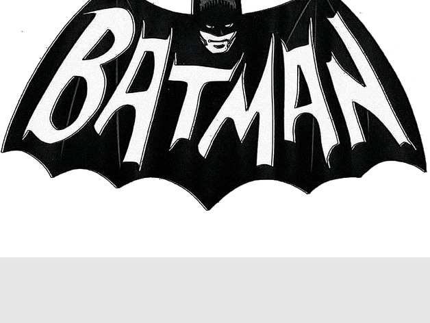 Batman 1960's Logo by jdislayr - Thingiverse