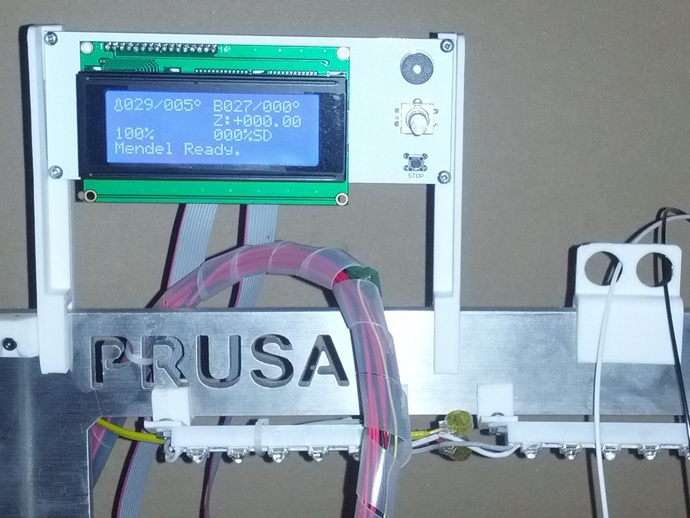 Prusa i3 Metal Frame RepRapDiscount Smart Controller Brackets