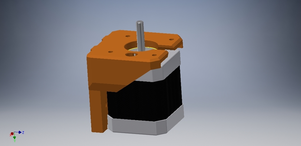 soporte motor genérico 47mm - Prusa Bear update