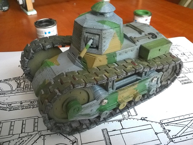 Almost Renault FT tank model ;)