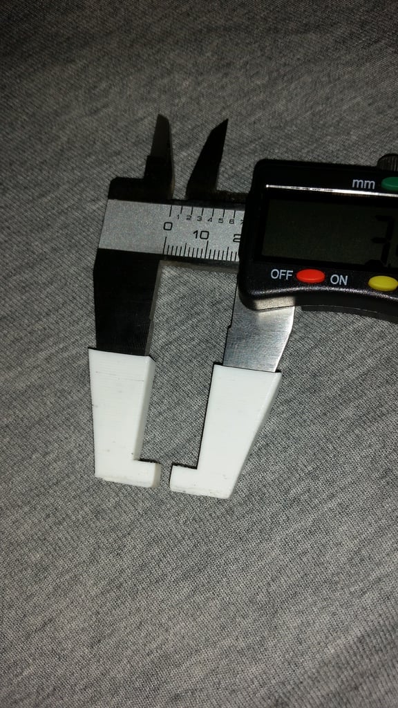 digital caliper flat tips for brake disc measuring/lipped items