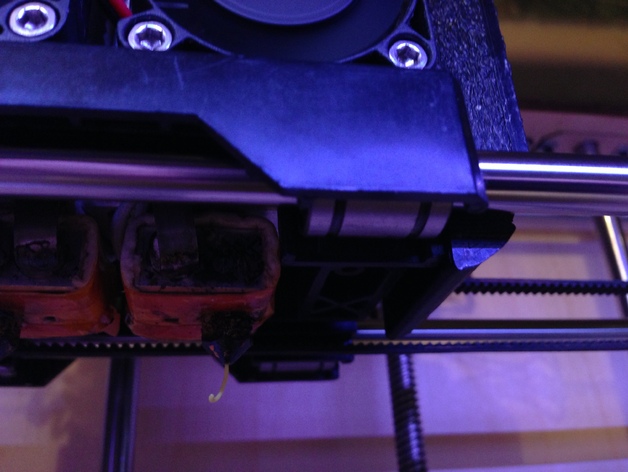 Dual mk 8 extruder fan duct and print cooler