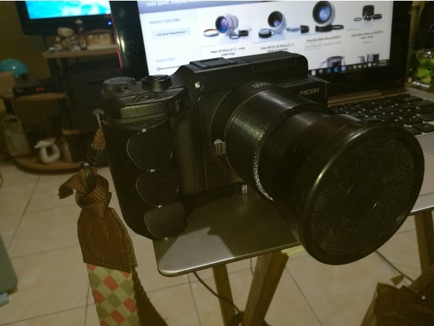 Ricoh GXR with A12 Leica M Mount Module Handgrip
