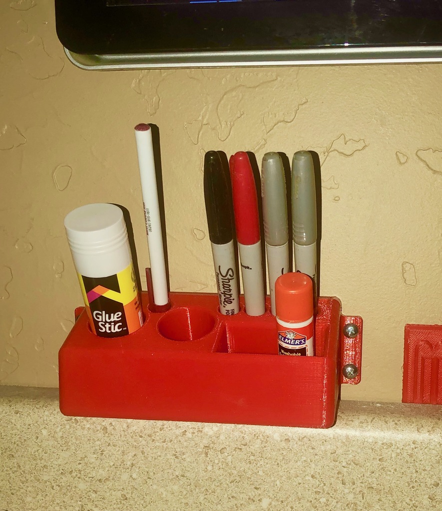 Pen, tool and glue holder