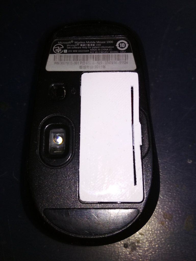 Battery cover for Microsoft Wireless Mobile Mouse 1000