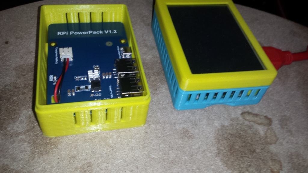 Raspberry Pi 3 power supply case 3800mAh