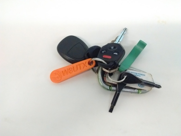 Custom Keychain with Proto Buildbar Logo