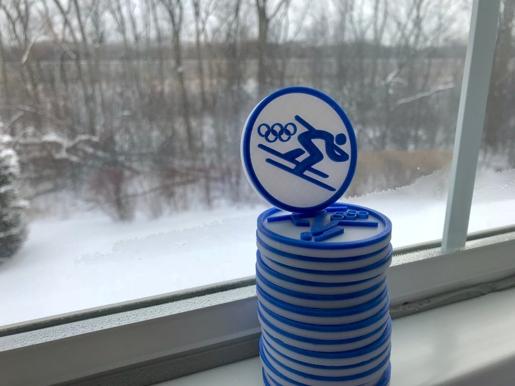 Winter Olympic Sport Disks