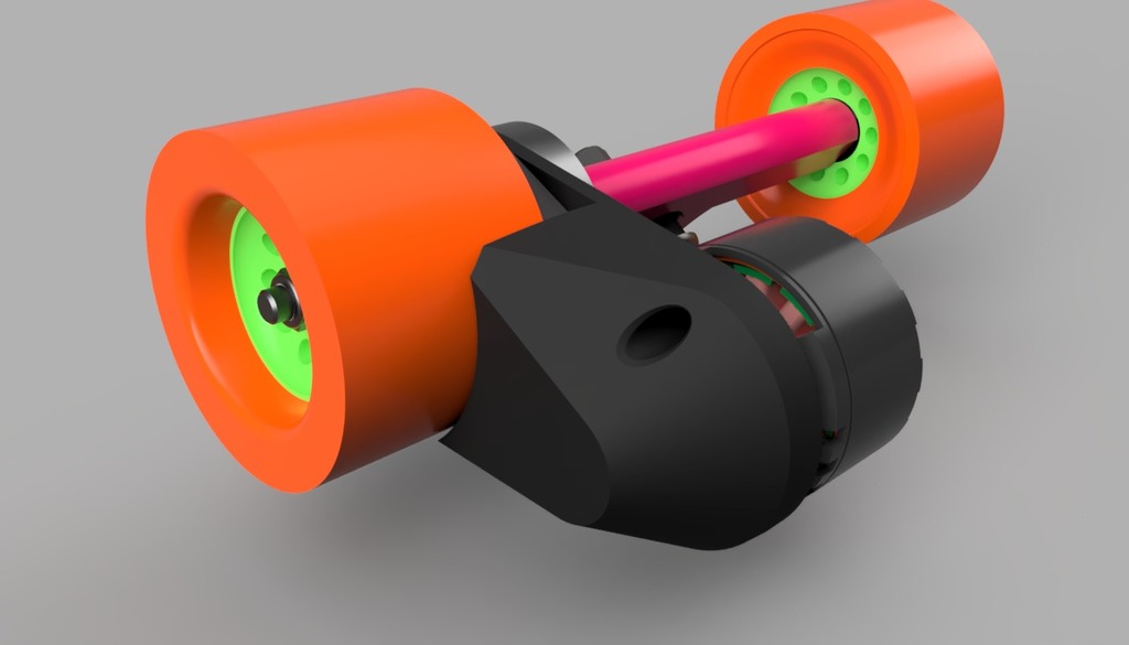 Torqueboards V4 motor mount pulley cover (63mm motor)