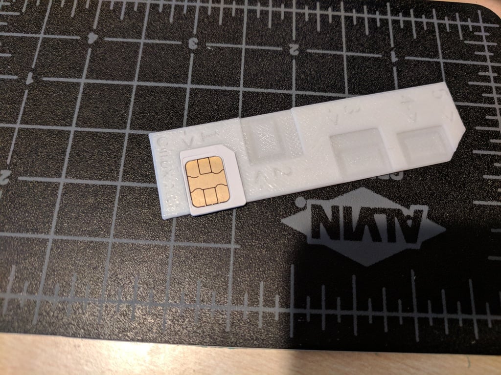 micro to nano sim card cutter jig template