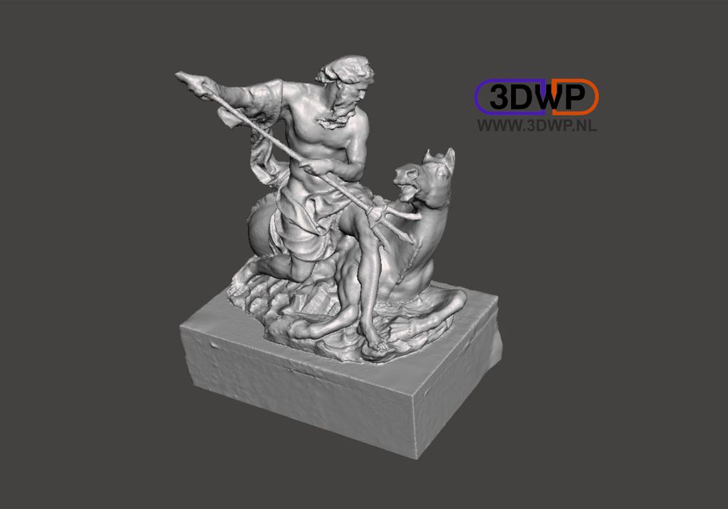 Neptune Sculpture (Greek Statue 3D Scan)