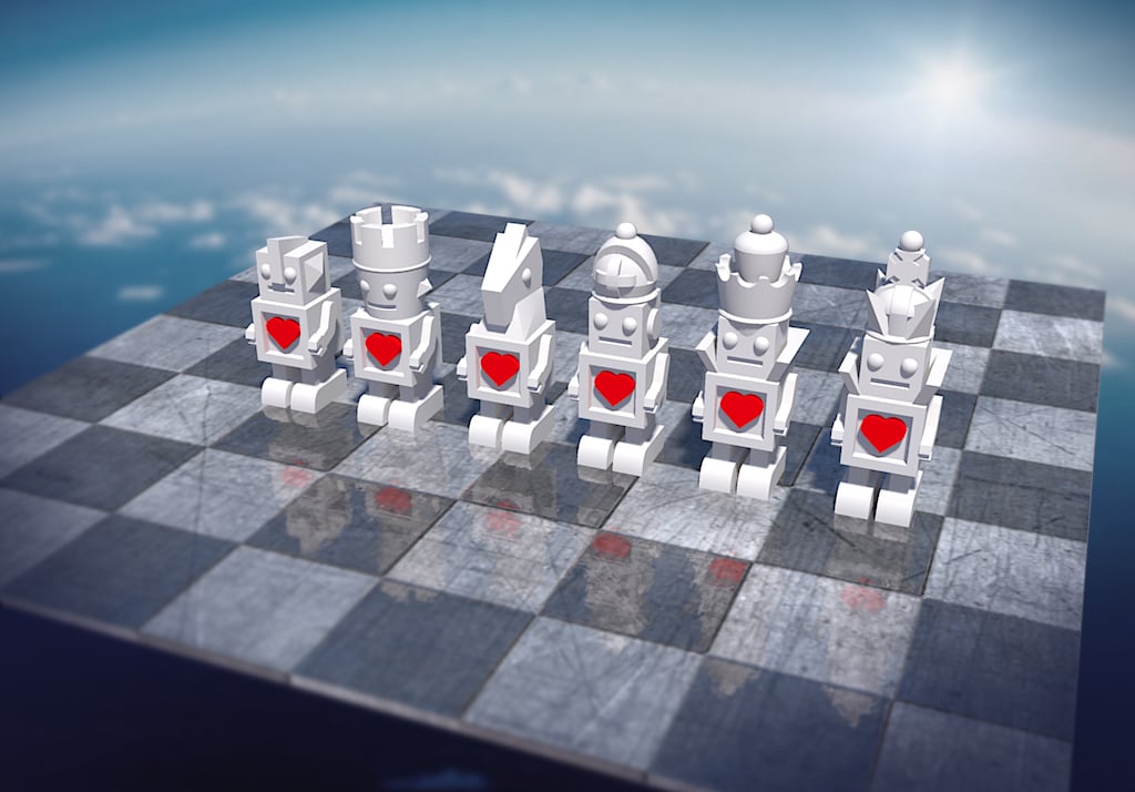 Bot Chess Set white #Chess