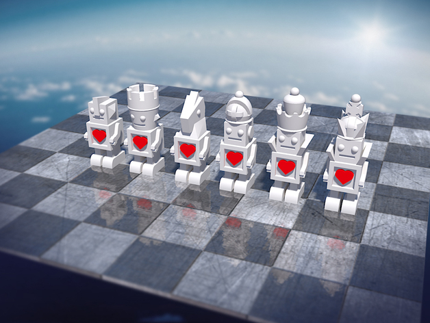 Bot Chess Set white #Chess