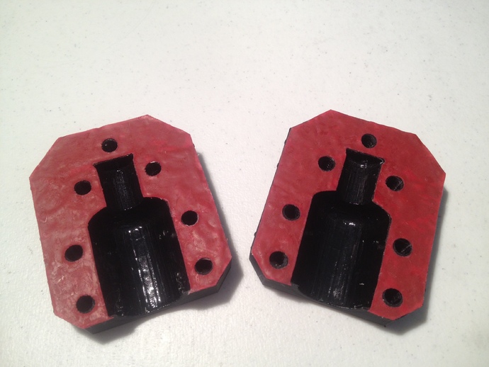 3D Printed Reusable Two Part Mold
