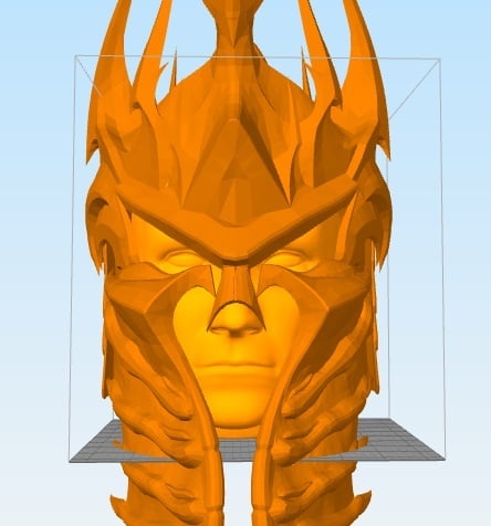 Lich King helmet HD Warcraft