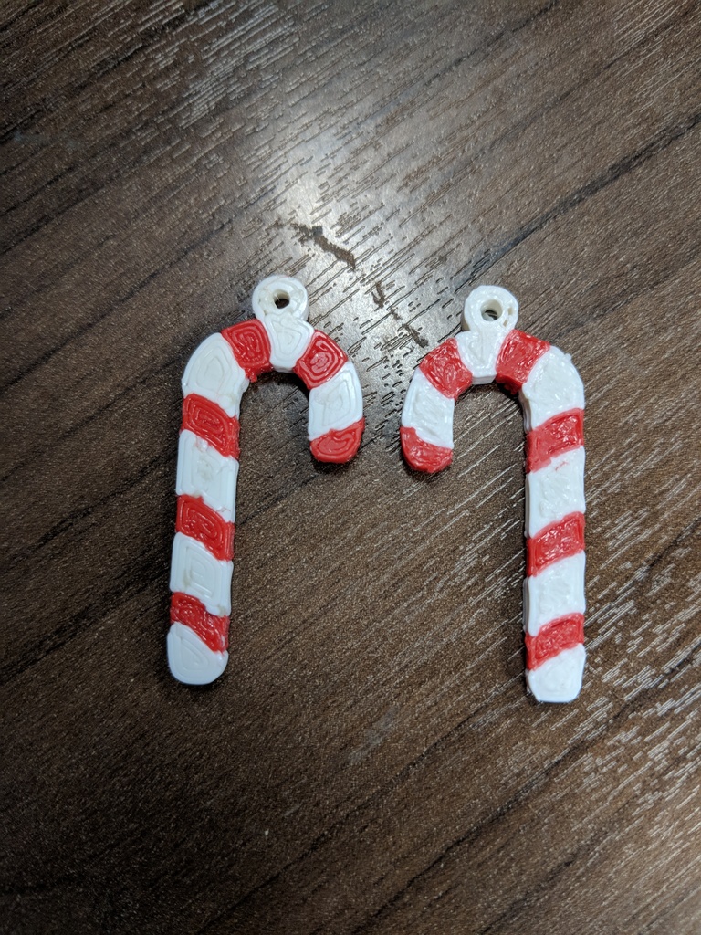 Candy Cane Earring