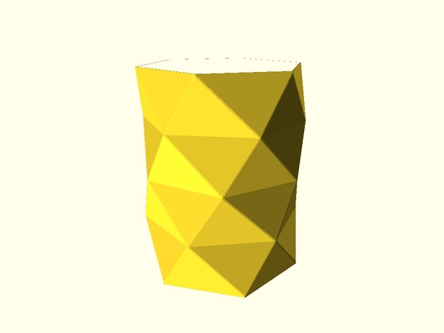 Parametric hexagon box