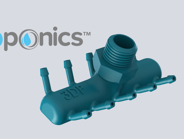 Pump Connector 3Dponics Drip Hydroponics