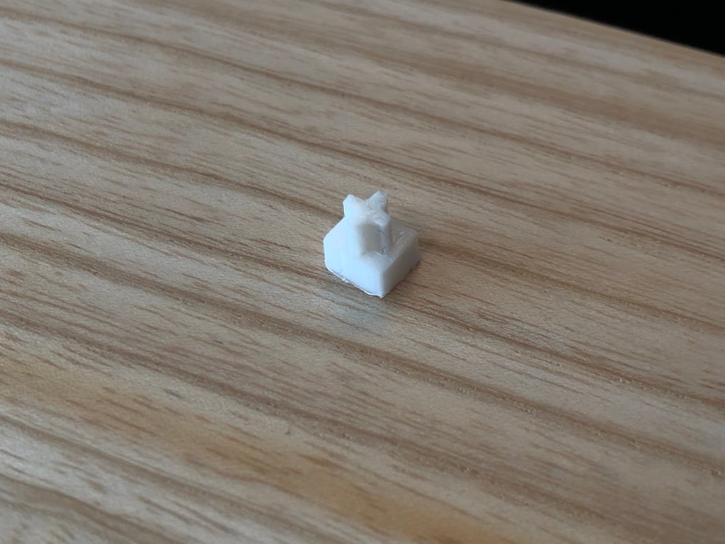 Adapter to put Commodore 64 keycaps on Cherry MX switches