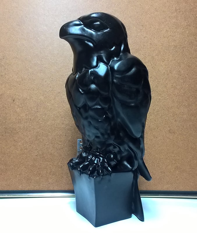 Maltese Falcon - 12in, Cut, Keyed, Weighted