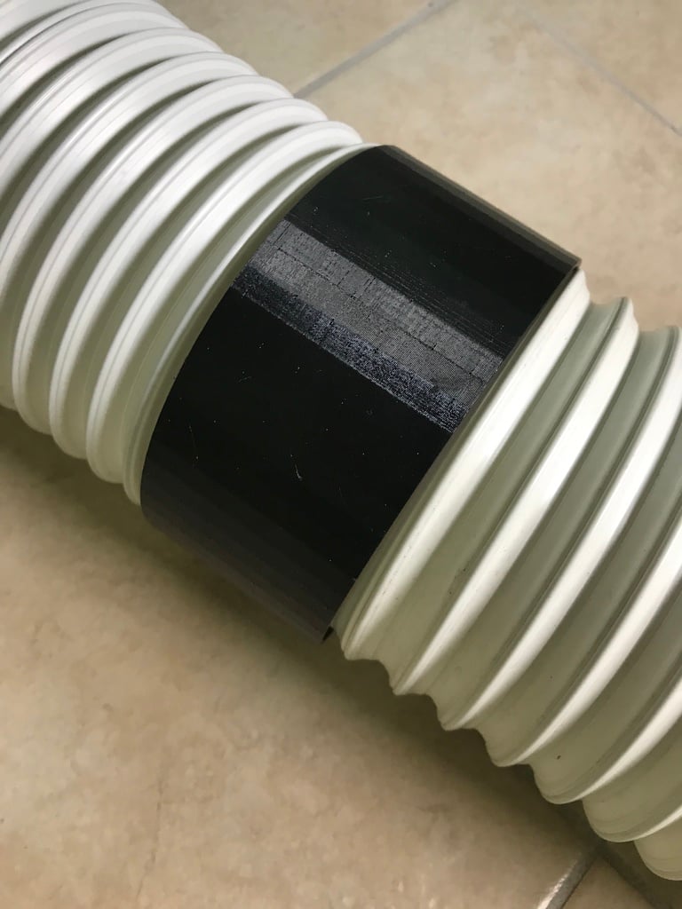 Double-threaded A/C 5-inch vent pipe joint