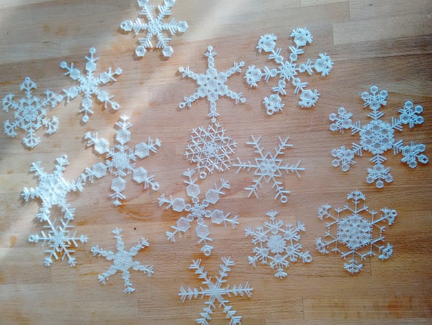 Ready to Print Snowflakes