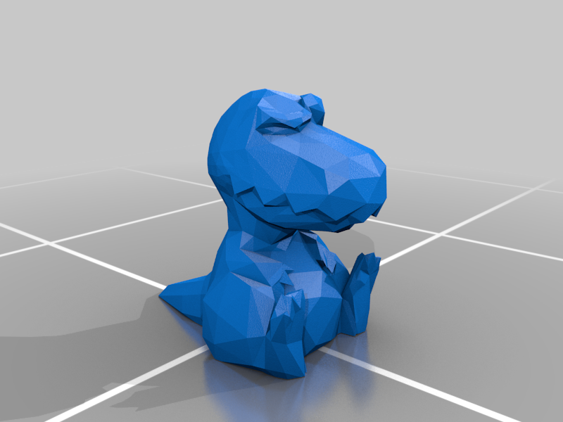 Low Poly Judgy T-Rex
