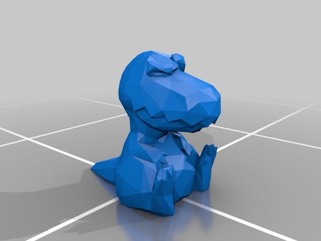 Low Poly Judgy T-Rex