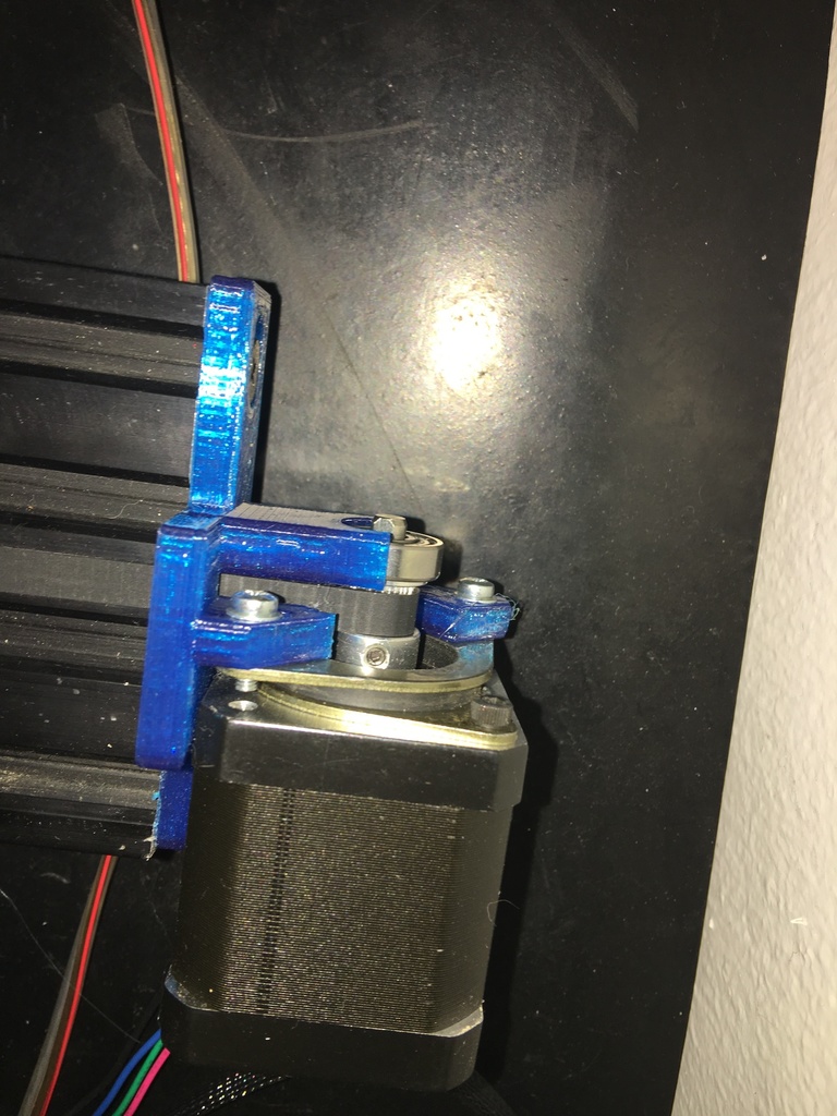 axis stepper motor pulley mount