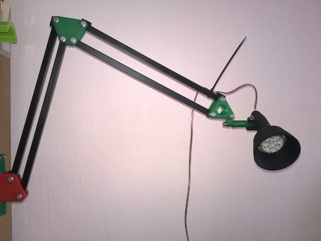 Universal arm for microphone / lamp