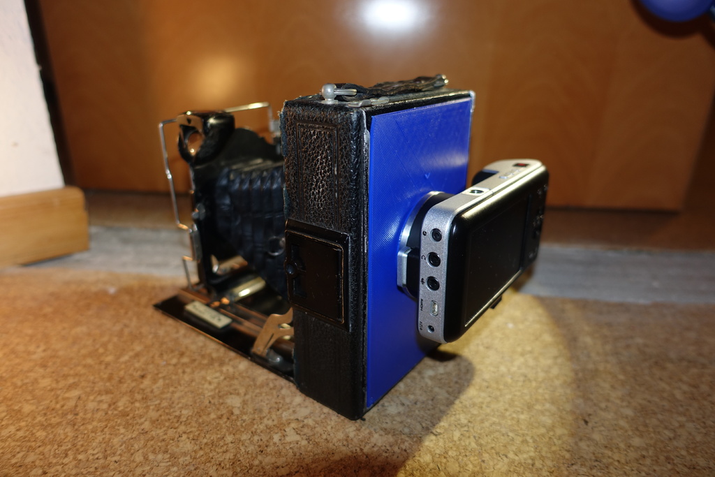 MFT adapter to 9x12cm large format camera