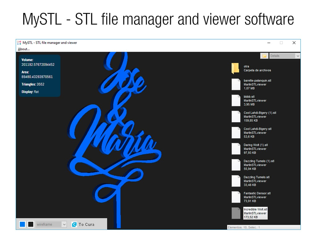 MySTL - Simple STL viewer for Windows
