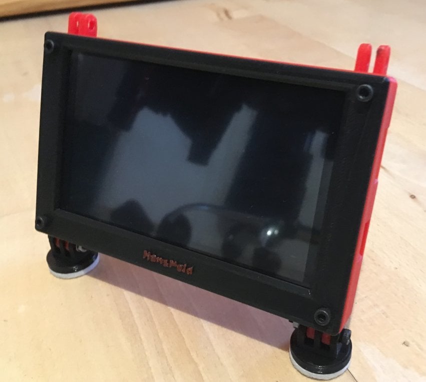 Case / Frame for Raspberry Pi screen/monitor 5 inch 800x480