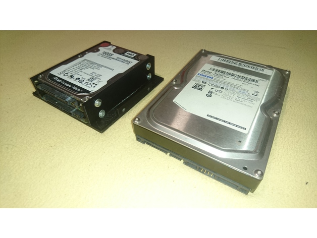 Dual 2 5 To 3 5 Hdd Adapter 3d Print Model