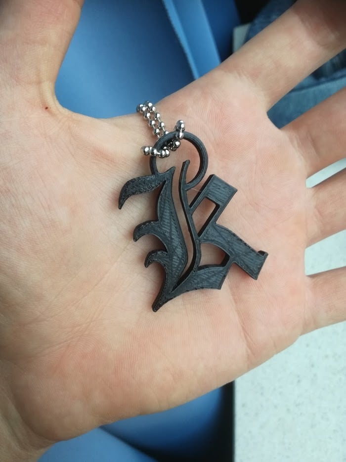 Death Note Kira necklace