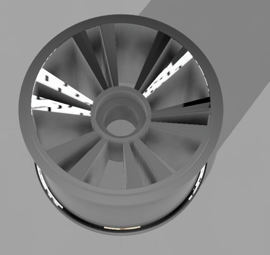 Rear Rim F104 for Differential - OpenRC F1