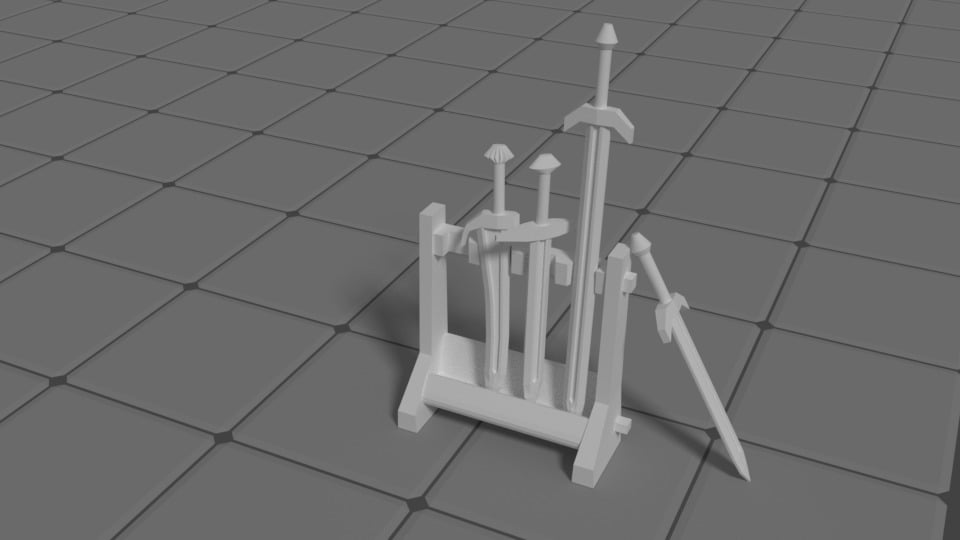 Sword Stand DnD ready