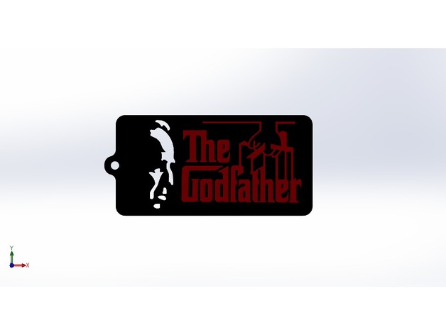 The Godfather Keychain