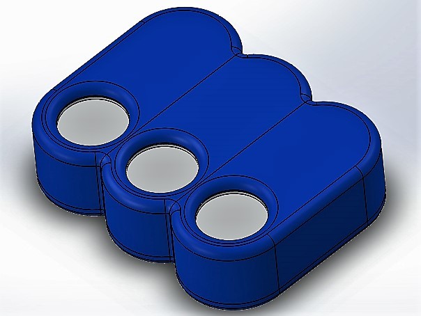 Triple Amazon Dash Button Case