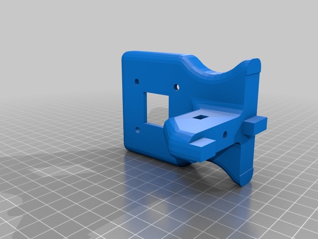 Rostock Max V2 extruder motor mount for use with Flex3drive